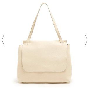 The Row Women's Leather Sidekick Purse in Natural
